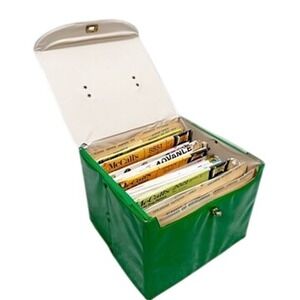 VTG Dritz Sewing Pattern Storage Case Box Organizer McCalls Simplicity 27 Lot